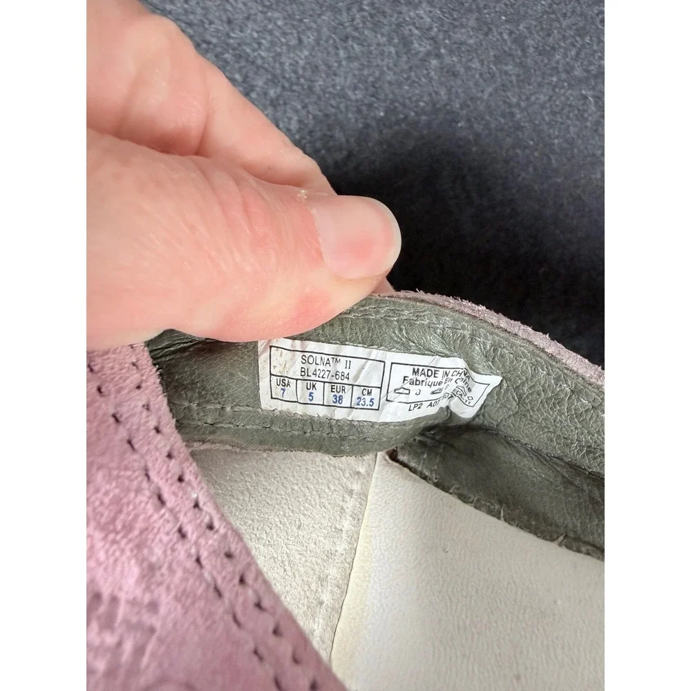 Columbia Solna II Pink Suede Flip Flop Sandals BL4227-684 Womens 7